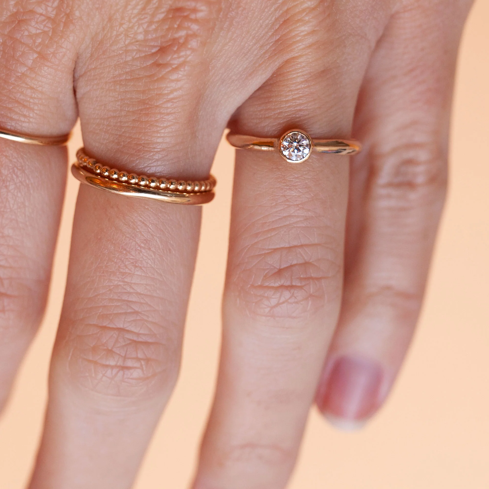 100% RECYCLED GOLDEN BRILLIANT 0.25ct - Image 3