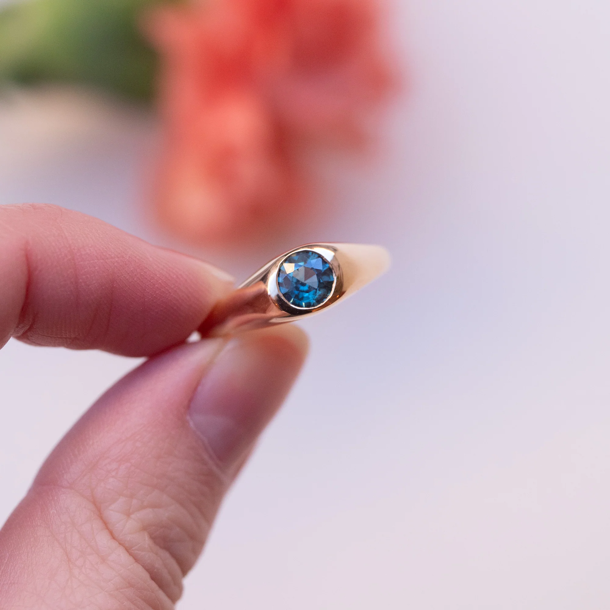Bold Bonbons - Round Teal Sapphire - Image 3