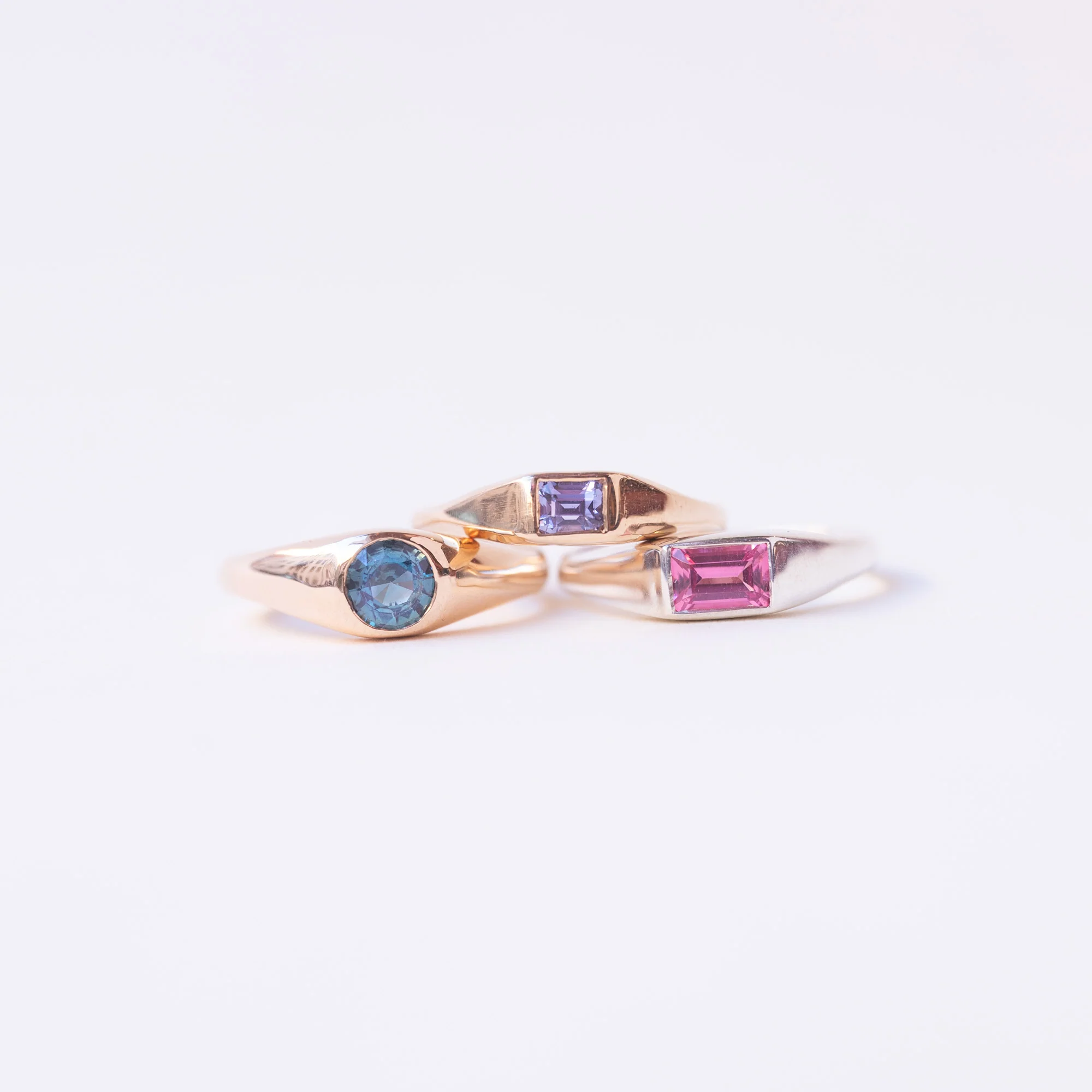 Bold Bonbons - Round Teal Sapphire - Image 4