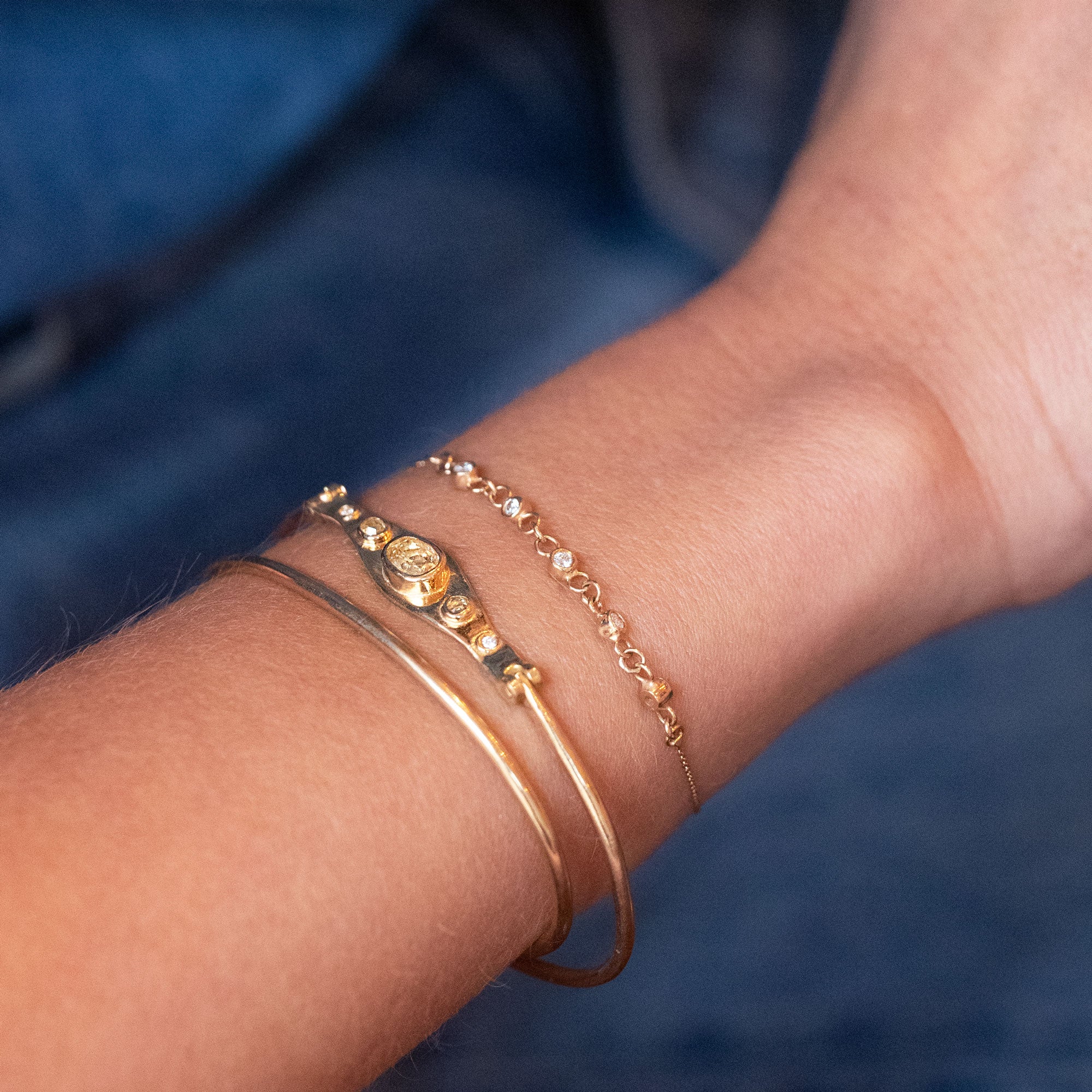 Golden Corinne Bracelet - Image 6