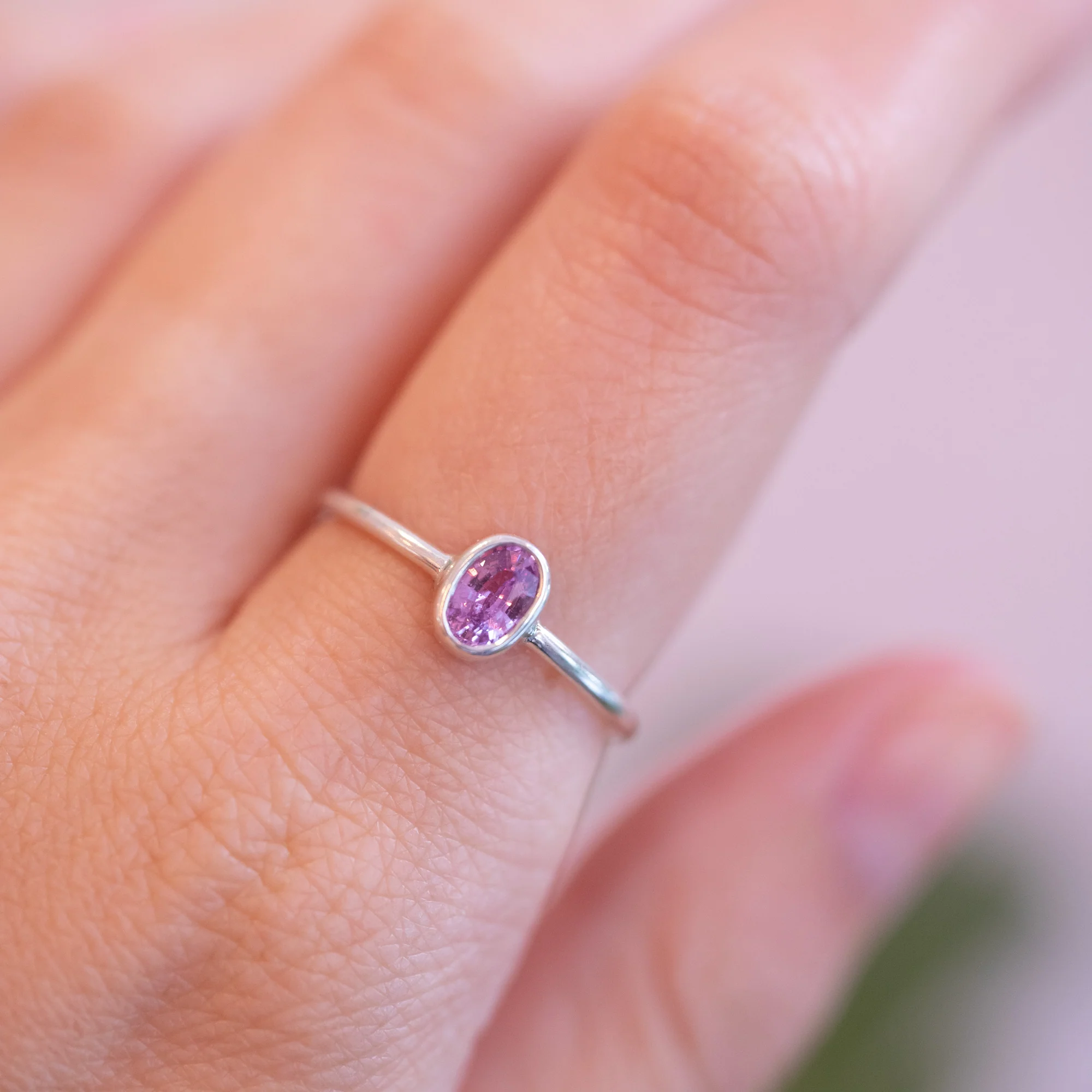 Silver Bonbons - Pinkpurpleish sapphire - Image 3